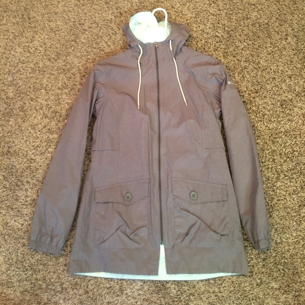 Long Columbia rain jacket!